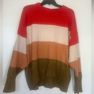 a new day Women's Striped Fall Sweater